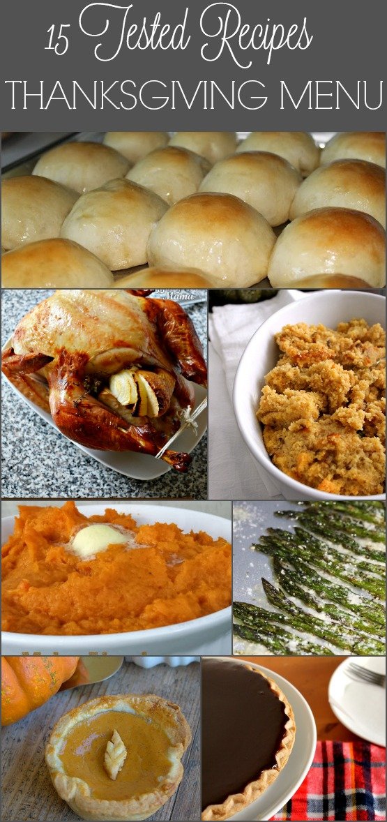 Thanksgiving Menu Recipes