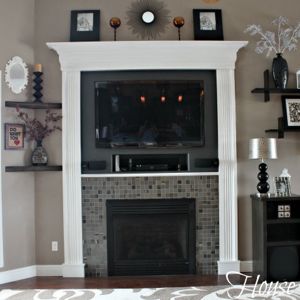 television mantel