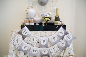 new years drink station