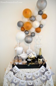 new years eve decorating
