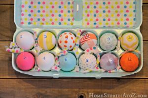 Bunny Easter Egg Countdown Calendar