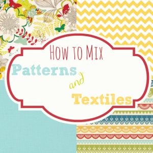how to mix patterns and textiles