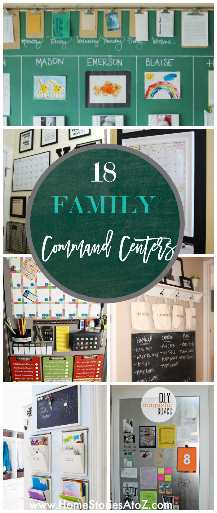 Family Command Center Ideas And Free Organization Printables