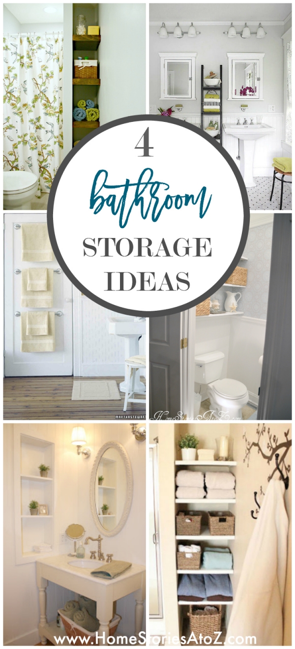 4 Tips to Creating More Bathroom Storage
