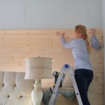 how to diy plank wall