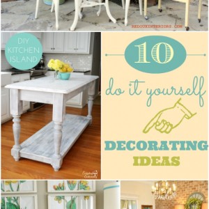 10 do it yourself decorating ideas