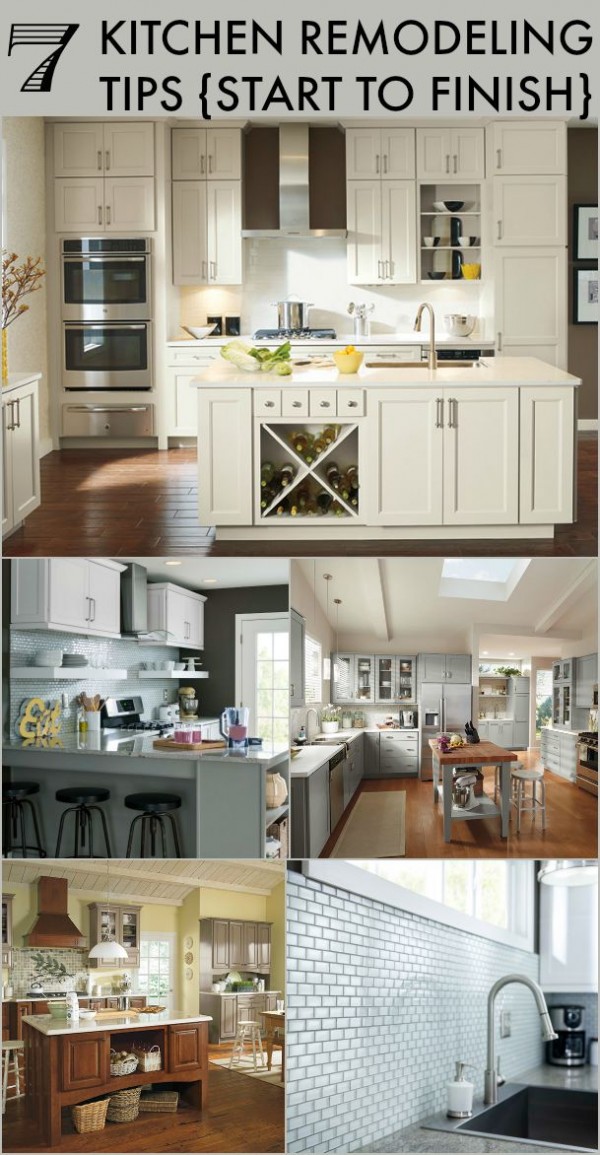 7 Kitchen Remodeling Tips {Start to Finish}