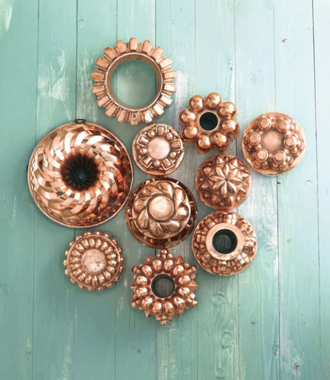 21 Ways To Decorate With Copper - Copper Wall Art For Kitchen