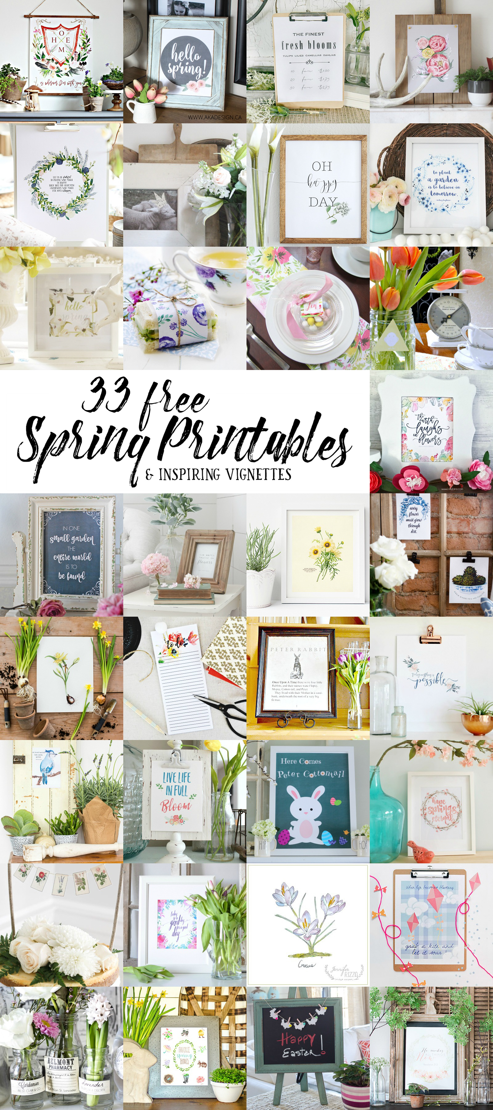 Free Spring Printables Gardening Printable