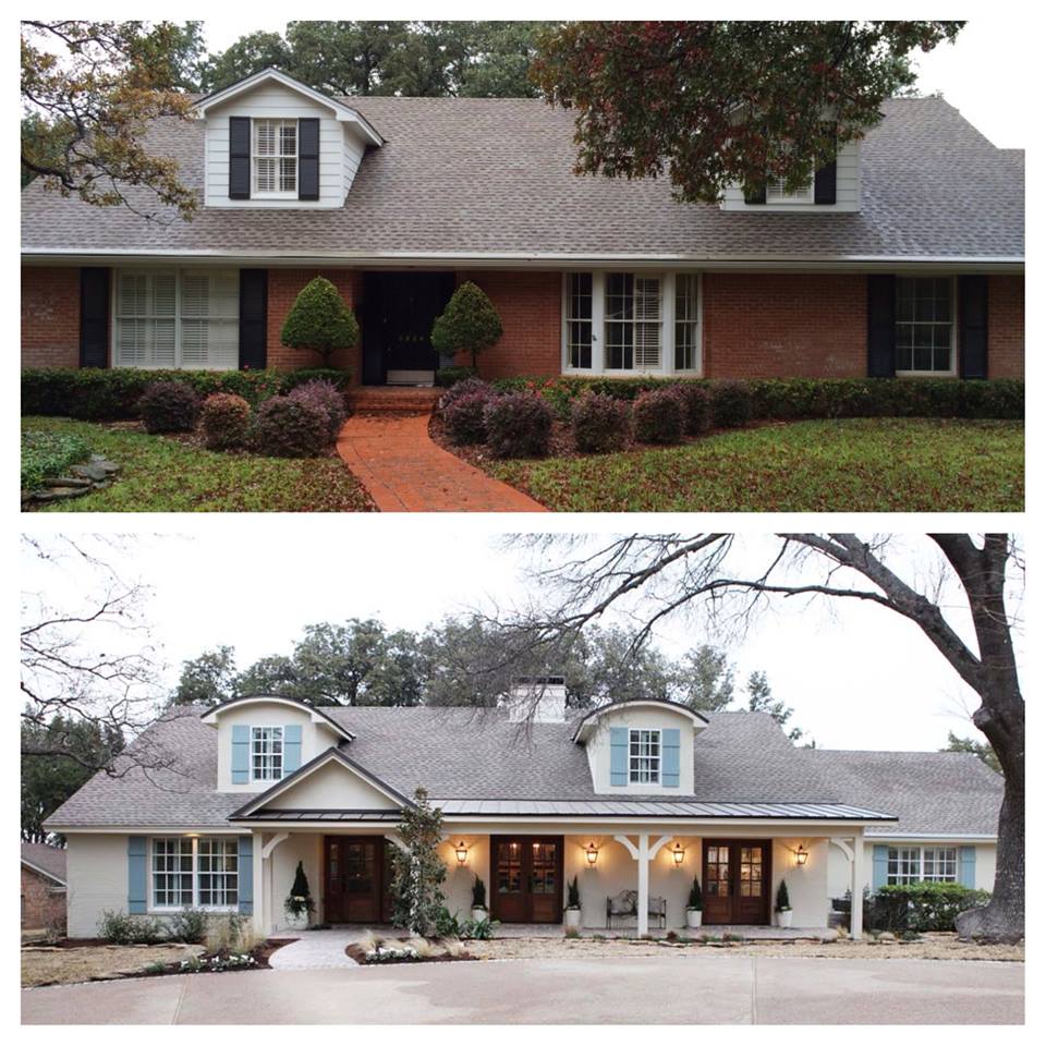 20 Home Exterior Makeover Before and After Ideas
