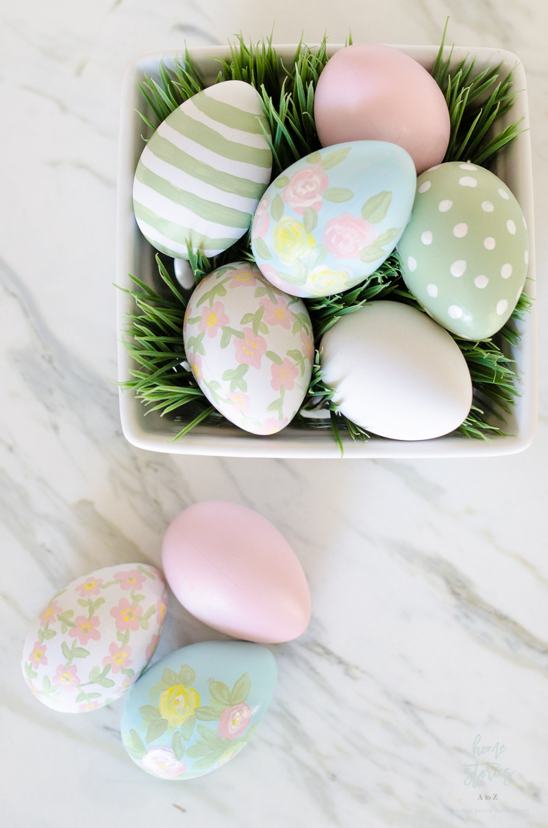 Acrylic Painted Easter Eggs
