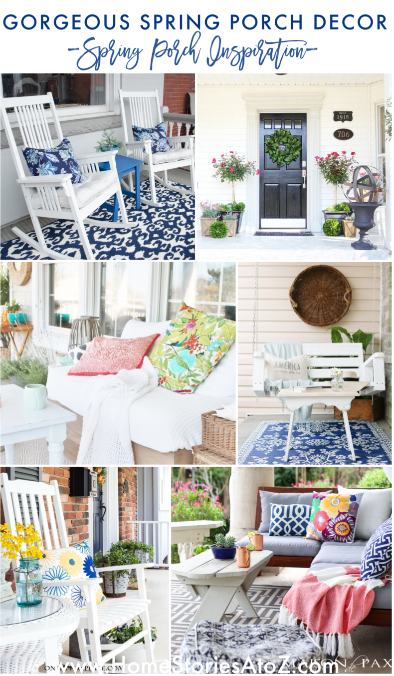 Spring Porch Decor - Home Stories A to Z