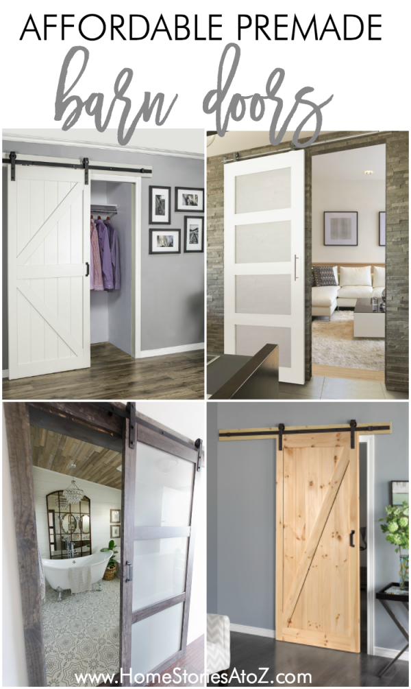 Affordable Premade Barn Doors Home Stories A to Z