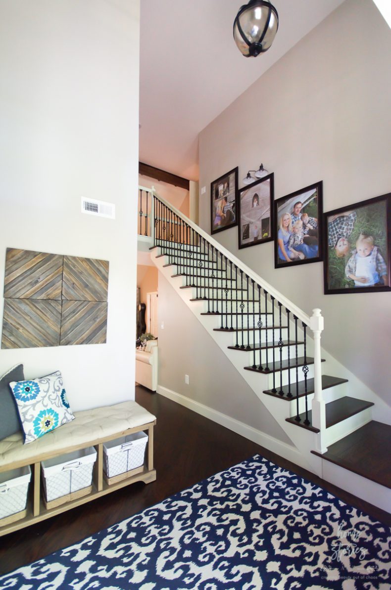How to Create Stairway Picture Wall