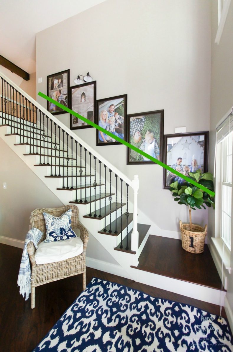Stair Gallery Wall Template