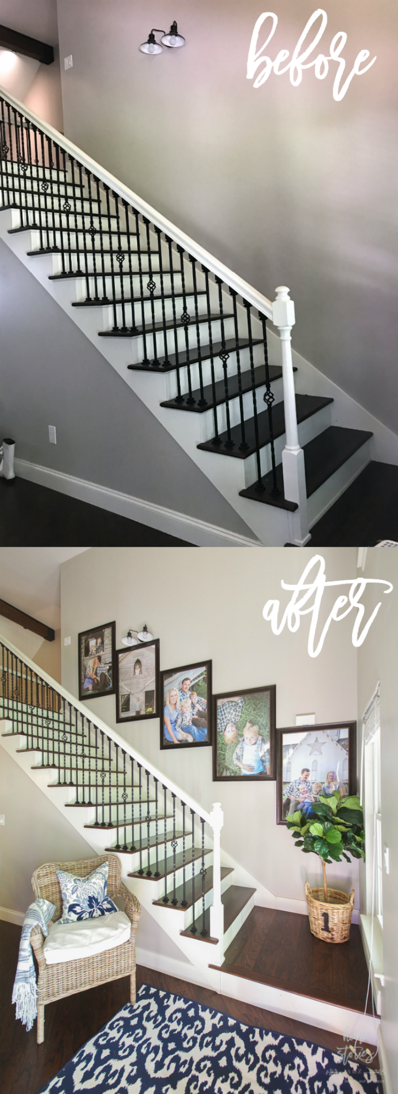 How to Create a Stairway Picture Wall
