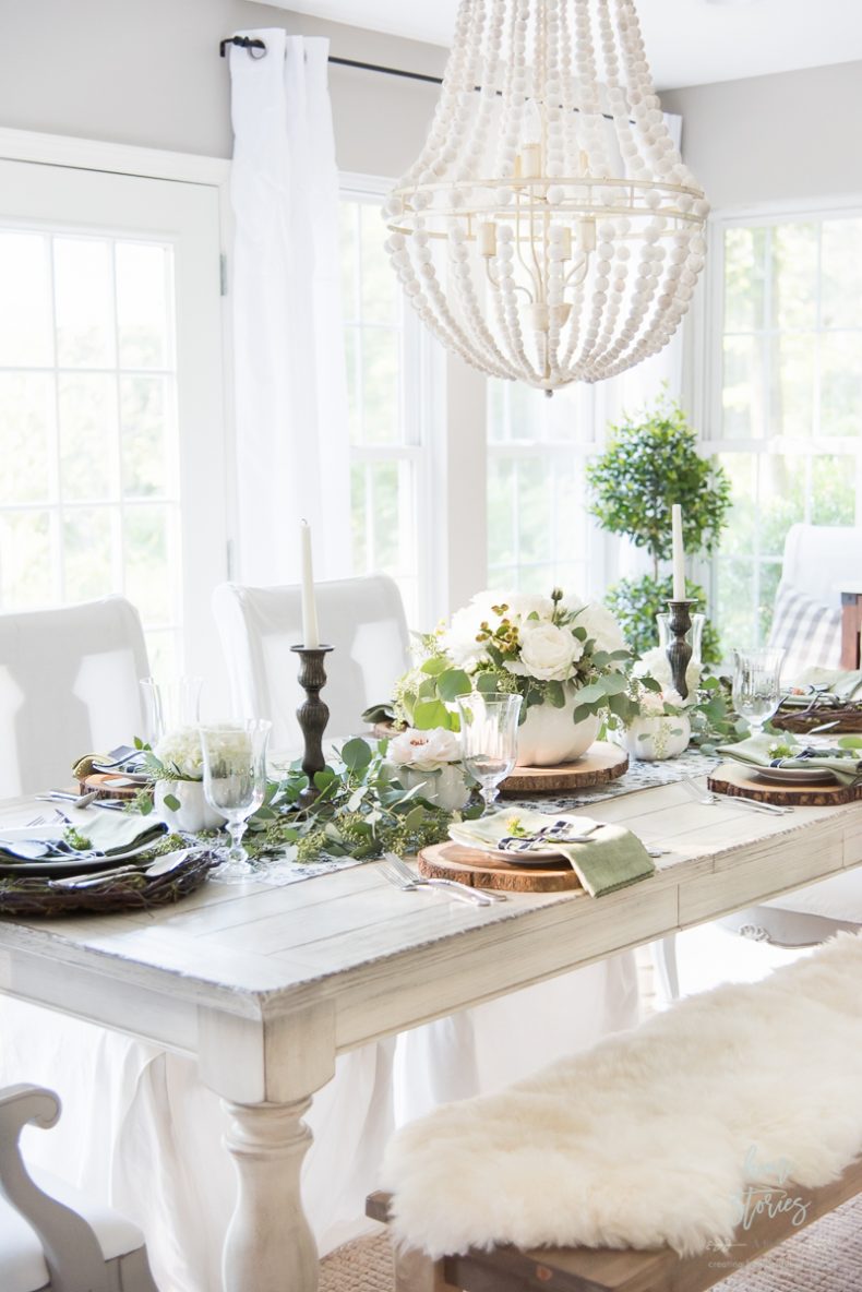 Elegant Black White And Green Farmhouse Table Setting For Fall,What Questions To Ask When Buying A House Uk