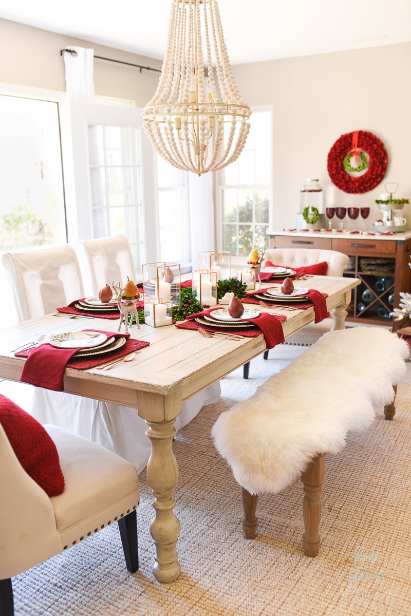 How to Set an Informal Table: 12 Days of Christmas Table Setting