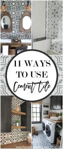 11 Gorgeous Ways to Use Cement Tile