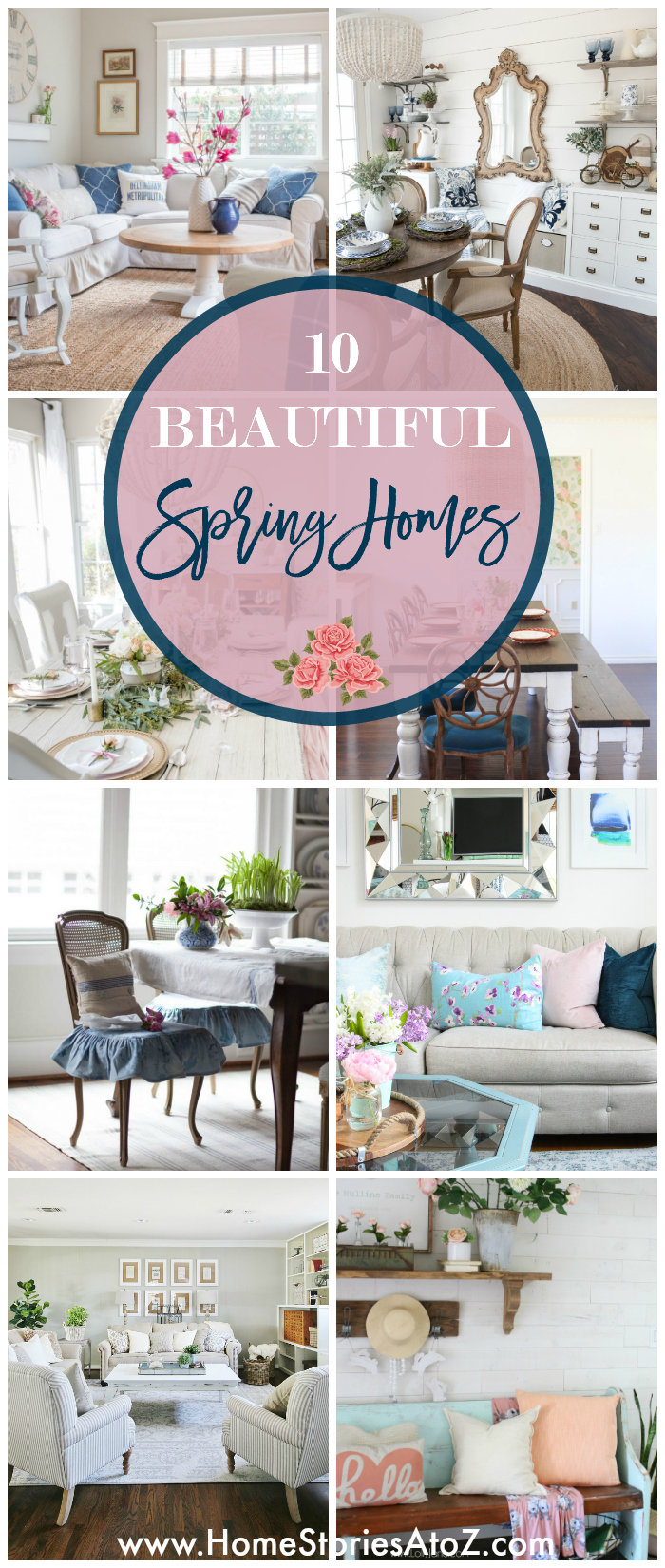 10 Beautiful Spring Home Tours