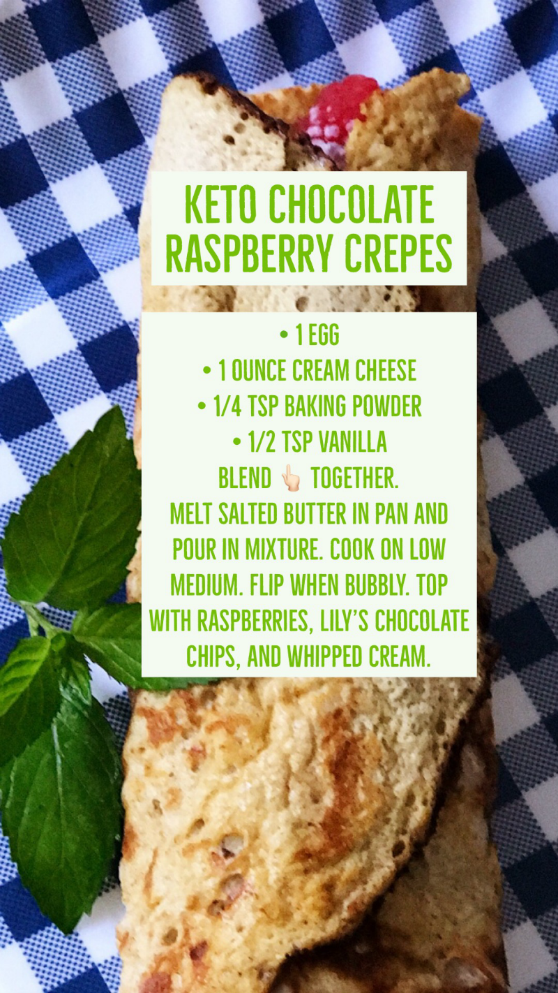 keto chocolate raspberry crepes recipe
