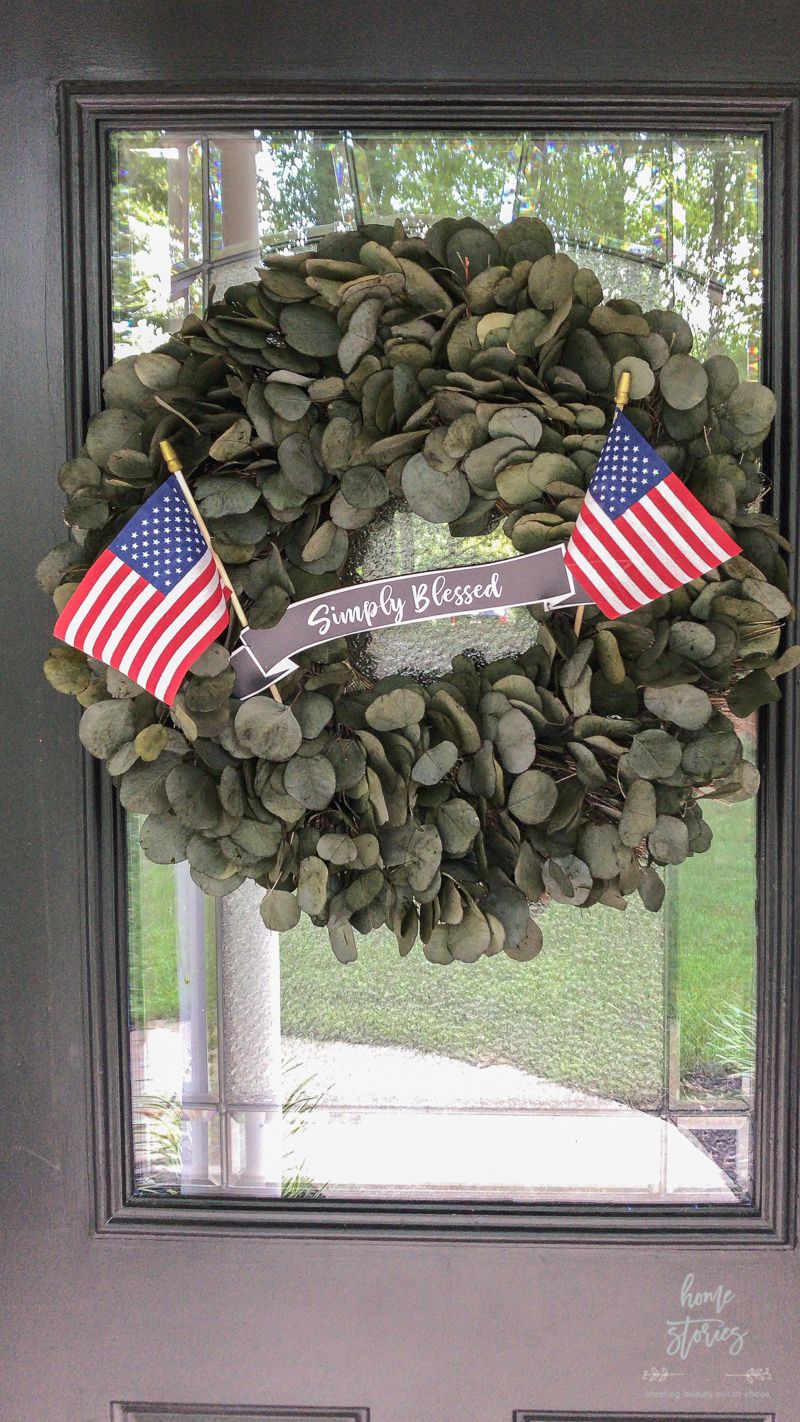 fourth of july wreath