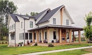 White Modern Farmhouse Home Tour