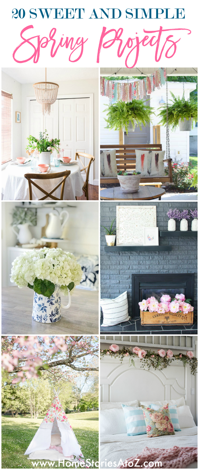 20 Sweet and Simple Spring Projects - Home Stories A to Z