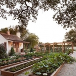 Above Ground Garden Ideas - Joanna Gaines' Farmhouse Garden via BHG