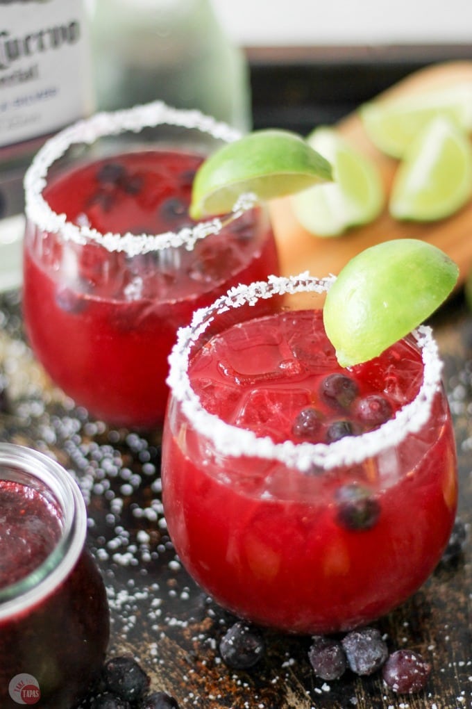 Best Fruity Margaritas - Blueberry Margarita by Take Two Tapas
