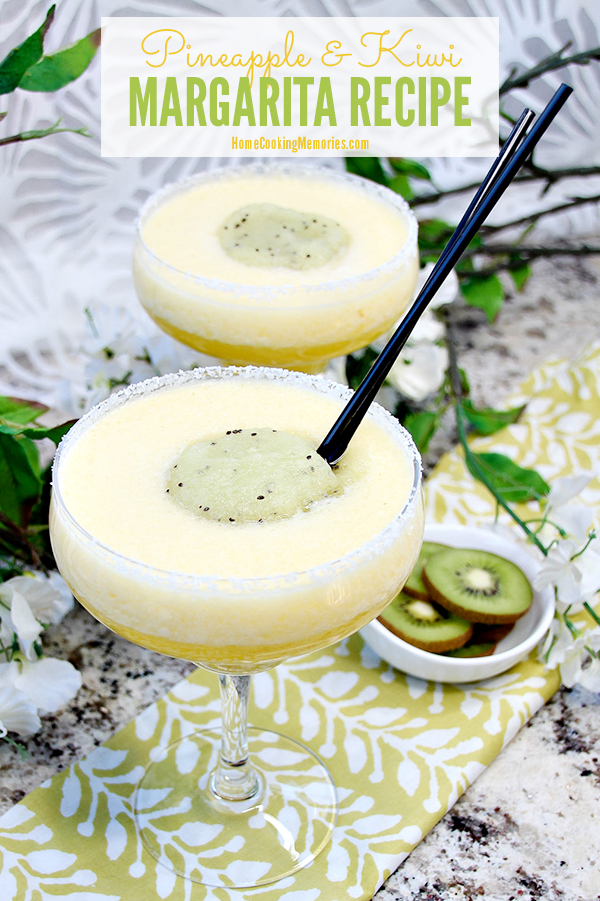 Best Fruity Margaritas- Pineapple Kiwi Margarita Recipe by Home Cooking Memories