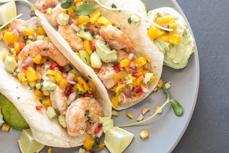 Delicious Taco Recipes - Shrimp Tacos by The Bearded Hiker