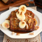 Mother's Day Brunch Ideas - Banana Bread French Toast by Delightful E Made