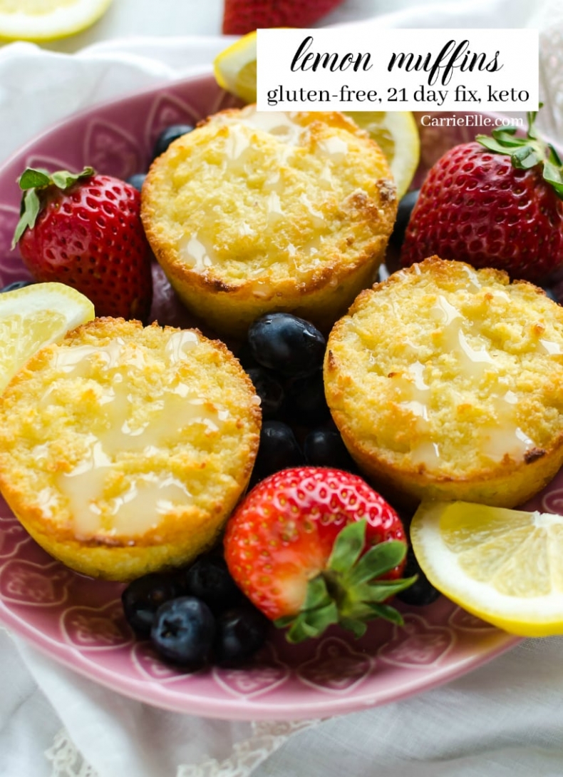 Mother's Day Brunch Ideas - Gluten Free Keto Friendly Lemon Muffins
