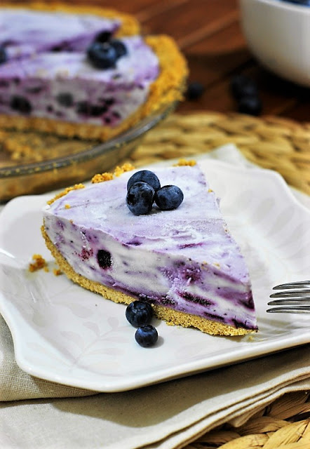 Best Summer Pie Recipes - Blueberry Cream Pie Recipe by The Kitchen is My Playground