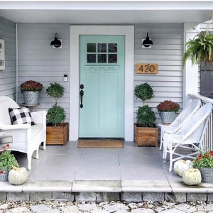 Beautiful Front Door Paint Color Ideas - Once Upon a 1912