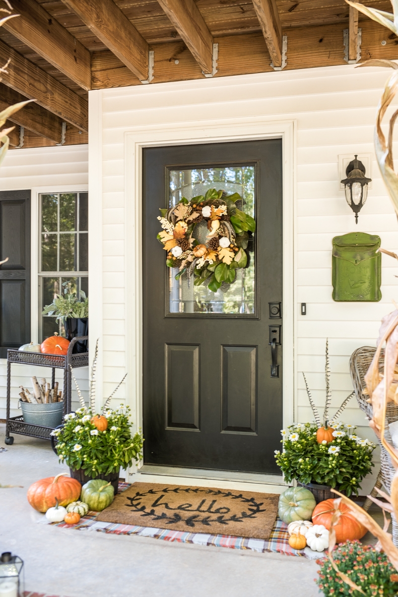 Traditional Fall Porch