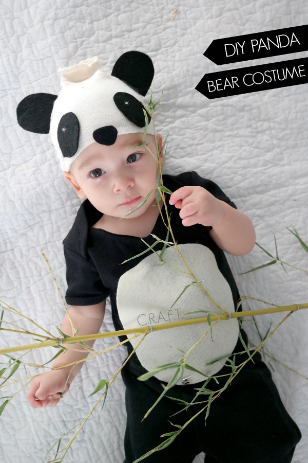 Halloween Costume Ideas - DIY Panda Bear Costume by C.R.A.F.T.