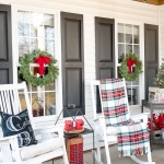 Beautiful Christmas Porch Ideas - Traditional Christmas Decor by Home Stories A to Z