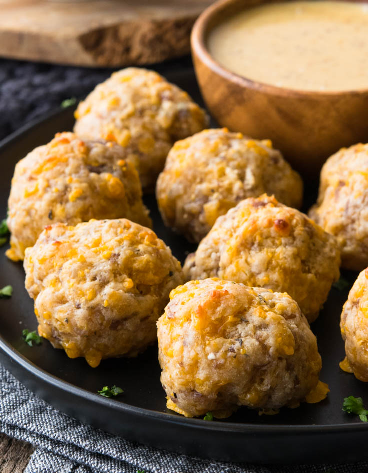 100+ Appetizer Ideas - Classic Bisquick Sausage Ball Recipe by Gonna Want Seconds