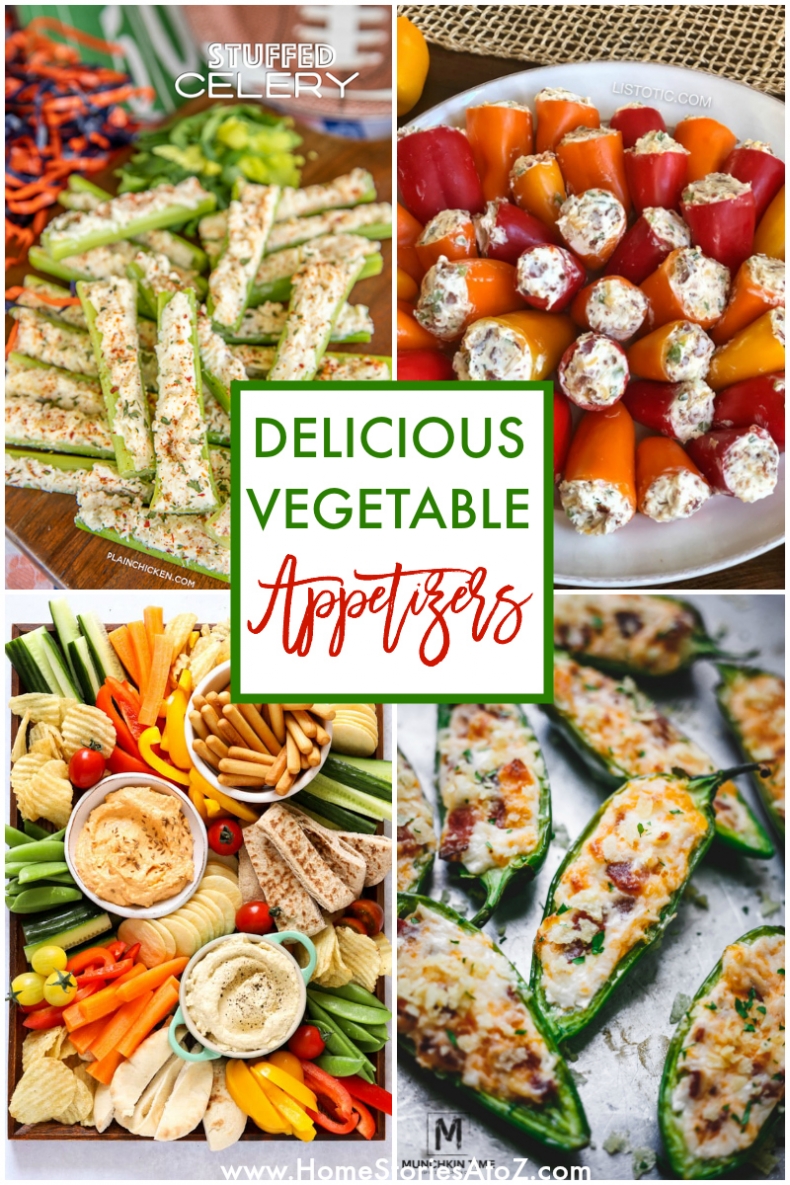 100+ Appetizer Recipes - Delicious Vegetable Appetizers