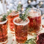 holiday cocktail recipe pomegranate