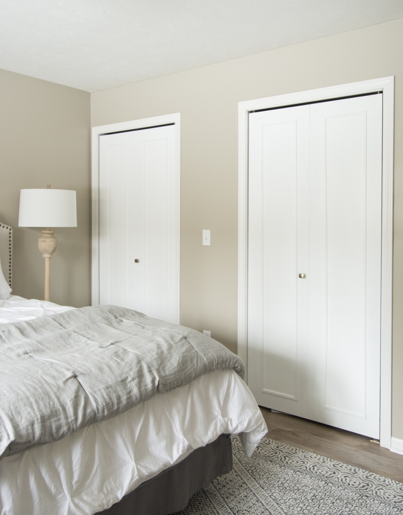 Flat Panel Door Makeover Ideas - How to Make Custom Bifold Closet Doors