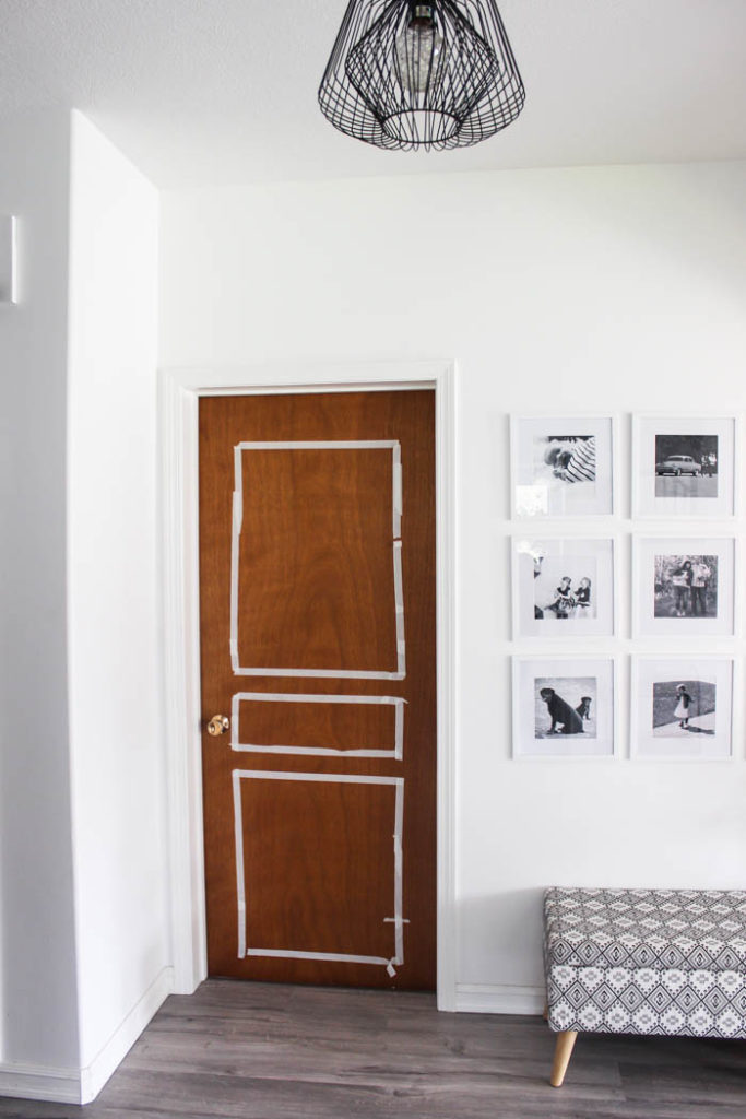 Flat Panel Door Makeover Ideas - Interior Door Design by Love Create Celebrate