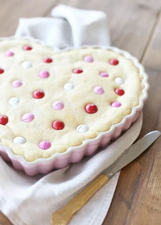 Valentine Treat Ideas - Sugar Cookie Cake by Julie Blanner