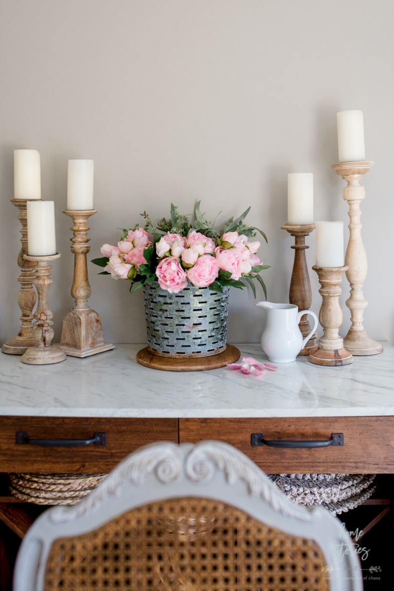 Easter Bunny Spring Table Setting