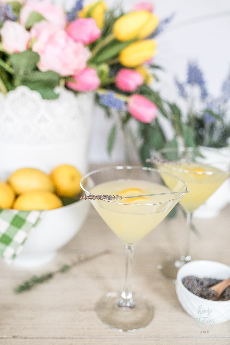 lemon lavender martini