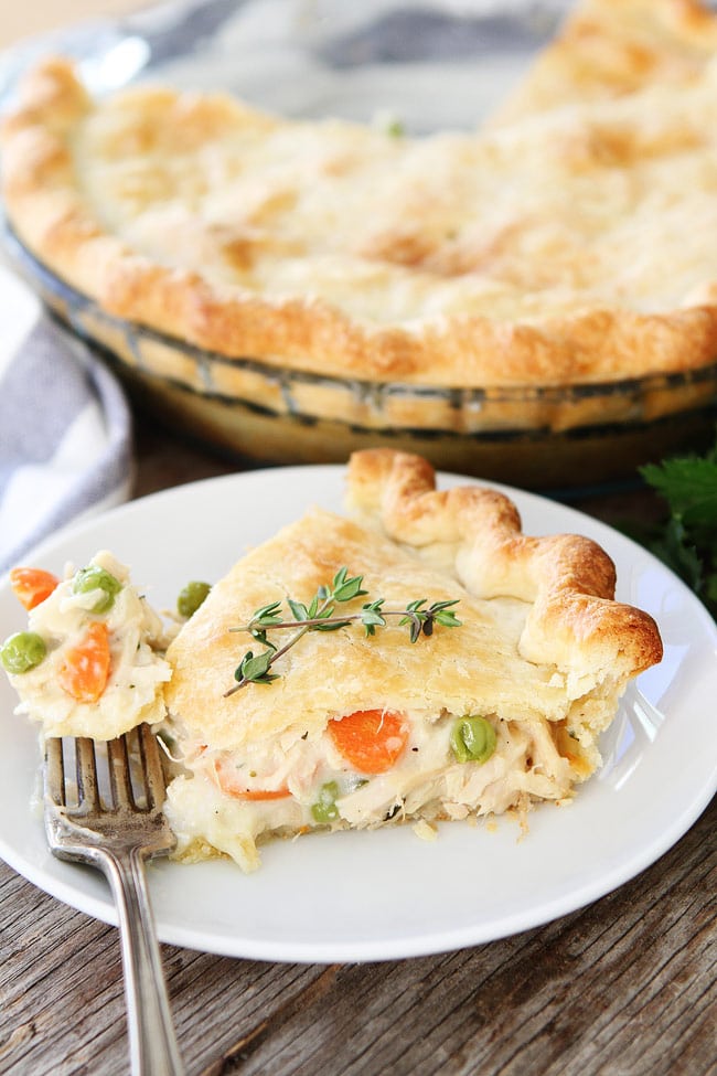 Comfort Food Recipes - Chicken Pot Pie by Two Peas and their Pod