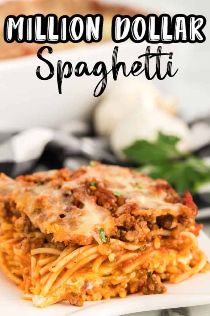Comfort Food Recipes - Million Dolar Spaghetti Casserole by Princess Pinky Girl