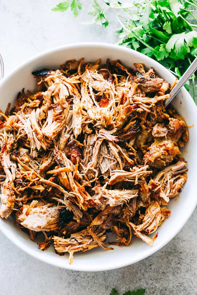 Comfort Food Recipes - Pulled BBQ Pork by Diethood
